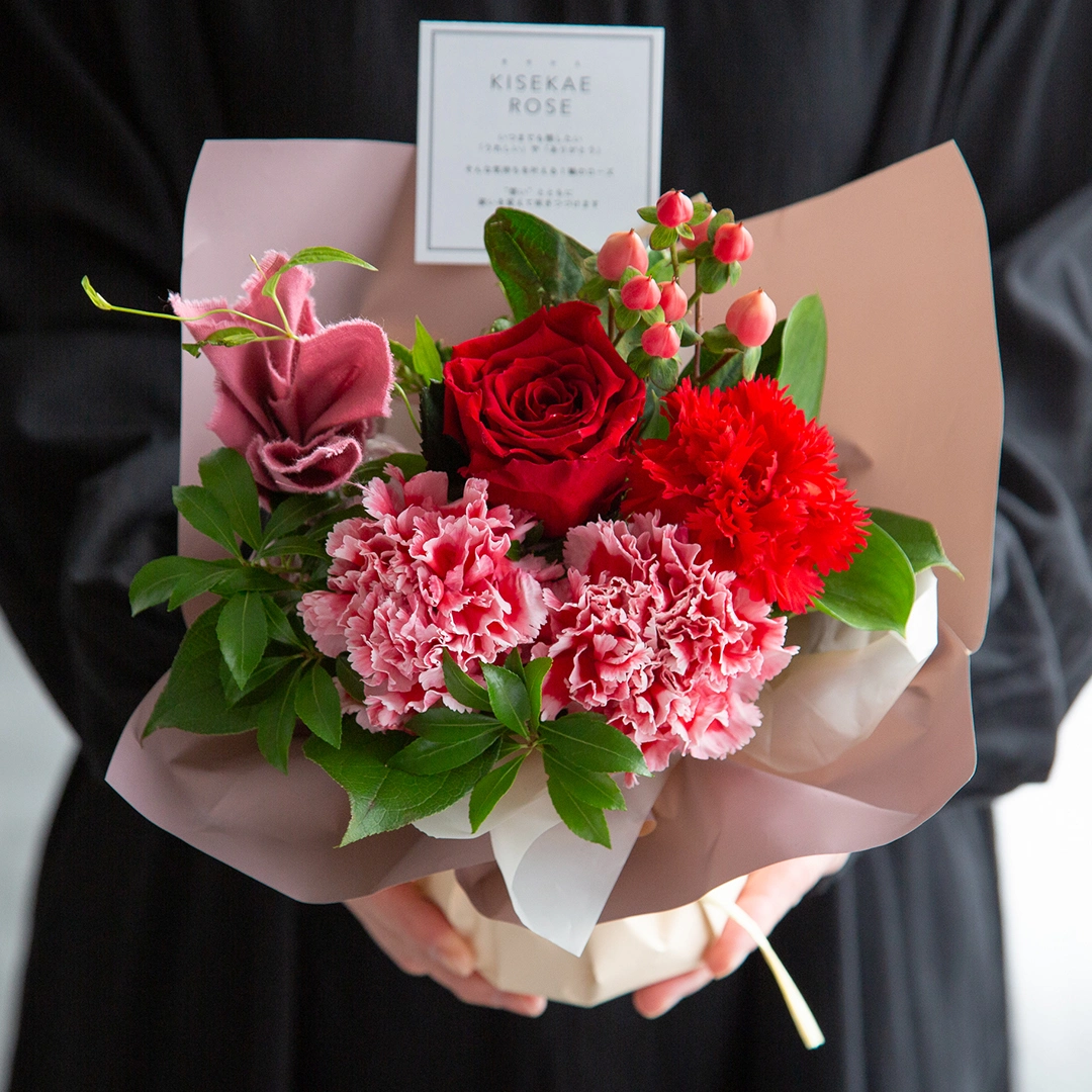 きせかえローズ(M)/ボルドー香りのサシェ付