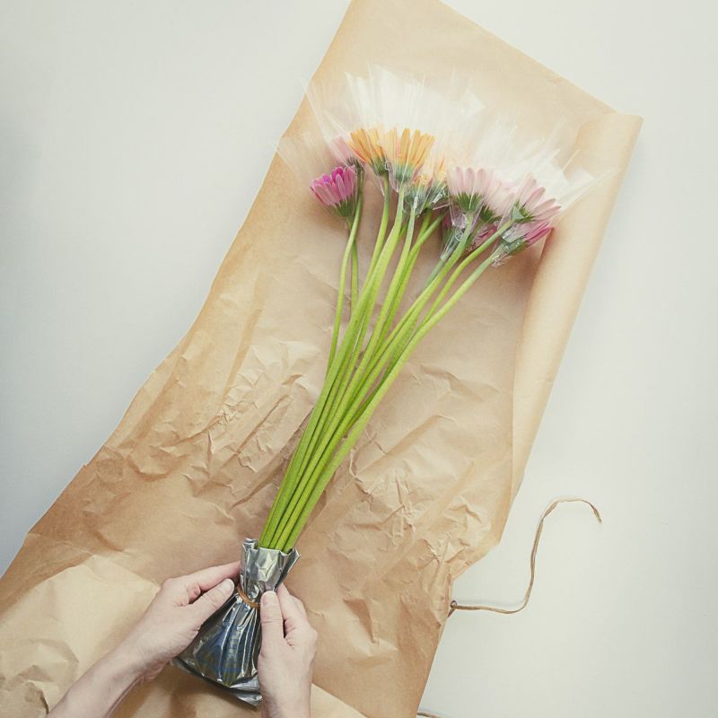 もったいない花いちばガーベラ(15本) /1-4色アソート | noemie（ノエミ）