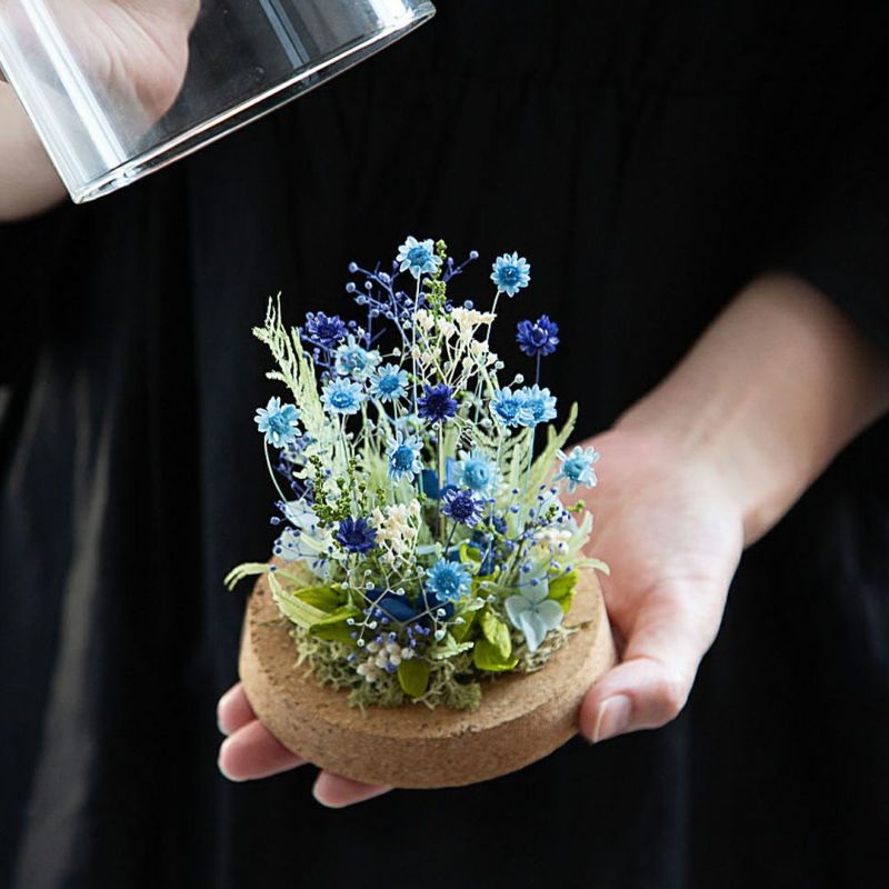 ムラーノ　ミルフィオリ　花瓶　ゼラニウムブルー　H34cm　MJ78 ムラーノ ミルフィオリ 花瓶 ゼラニウムブルー H34cm MJ78 Geranium