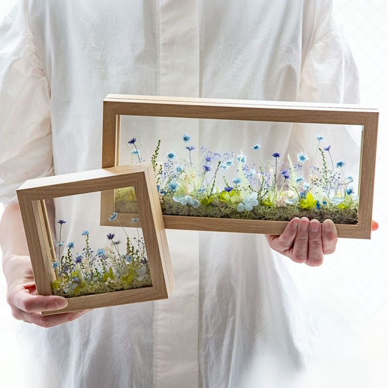 ミルフルールカーテン ミルフルール(M)/ブルー | noemie（ノエミ）