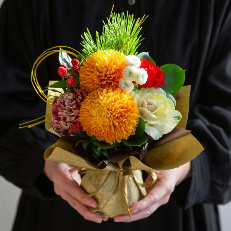 特典付き【正月】そのまま飾れる花束(M)/雅 | noemie（ノエミ）