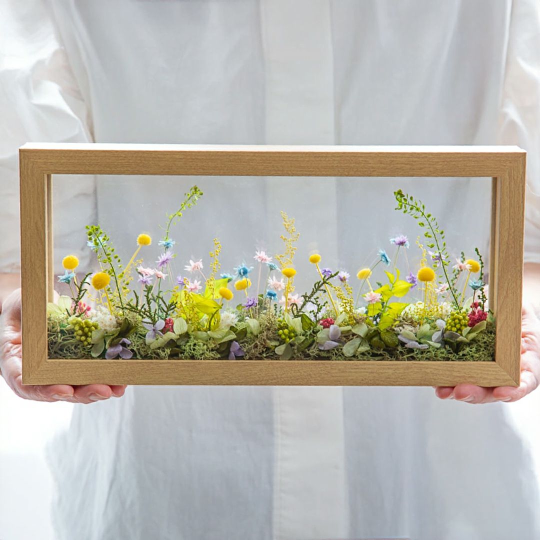 フラワーフレーム uul 月の涙 ニーア 花 展示内容紹介 展示エリア内に